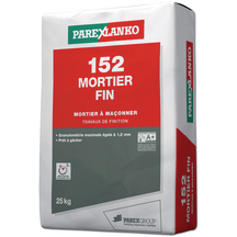 Mortier fin Lanko 152 - sac de 25kg - fabrication française - granulométrie 1,2 mm_0