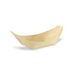 Packnwood FHC - 4000Pcs - Barquette bateau en bois 65x40x20mm - recyclable et élégante - transparent 210BBOIS4_0