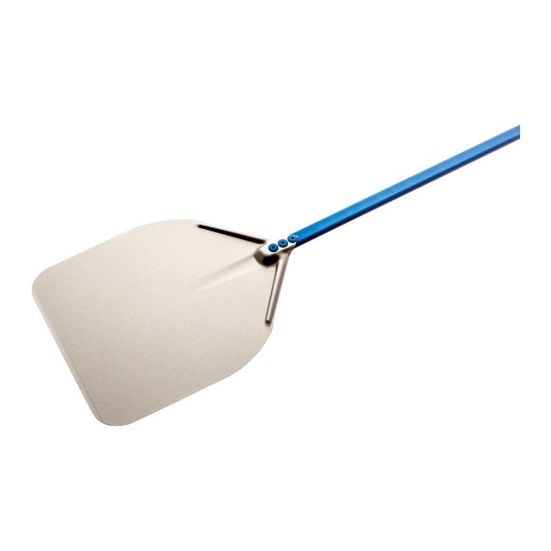 Pelle à pizza professionnelle Gi. Metal - Aluminium anodisé 36x36 cm - Manche 60 cm - Référence 14_0004761_0