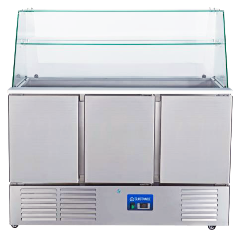 Saladette réfrigérée 3 portes - S903VG_0