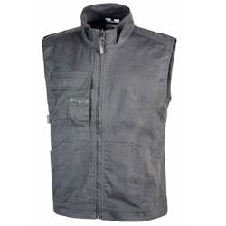 U-Power - Gilet de travail en toile sans manches gris WAVE Gris Taille S - S gris 8033546381977_0