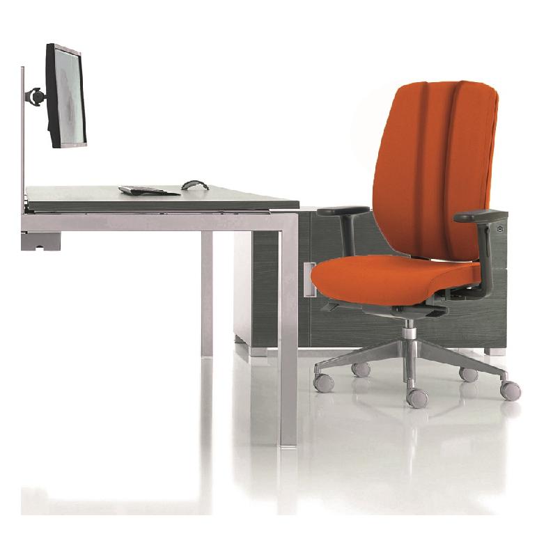 Fauteuil ergonomique Aiges - dossier réglable, renfort lombaire, accoudoirs 4D et assise coccyxiale_0