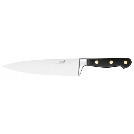 Éminceur 20 cm Grand Chef Déglon - Lame en acier inoxydable - Manche en bois pressé fixé par rivets en laiton_0