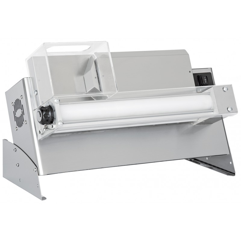 Façonneuse à pizza DMA 310/2 - Diamètre 14 à 30 cm - Épaisseur réglable 0 à 5 mm - Mono rouleau avec pédale électrique_0