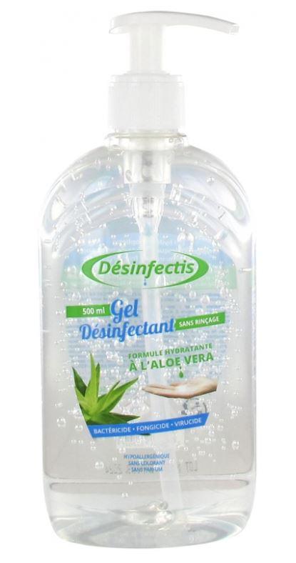 Gel désinfectant sans rinçage 500ml - désinfectis - 617261_0