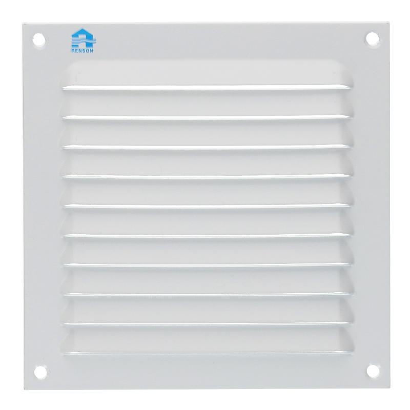 Grille à persienne 436 largeur 150mm hauteur 150mm époxy blanc ral 9010 - RENSON - 16252 - 588902_0