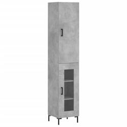 Helloshop26 - Buffet bahut commode armoire meuble de rangement organisateur cuisine salle de séjour salon haut 34,5 x 34 x 180 cm 02_0034275 - 300021_0