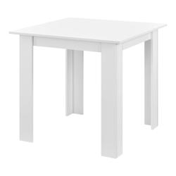 Helloshop26 - Table de forme carrée pour 4 personnes pour salle à manger cuisine salon 80 cm blanc 03_0006232 - 3000728799788_0