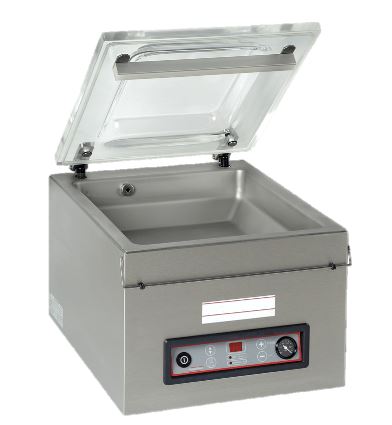 Machine de table pour sacs sous vide - SVJ350 - Inox, Pompe 8 m³/h, Dimensions 52,5 x 45 x 37 cm_0