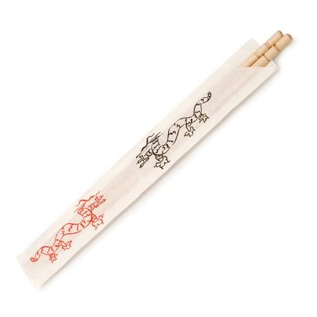 PAIRE DE BAGUETTES JAPONAISES SOUS SACHET 21 CM BOIS NATUREL (VENDU PAR 100)