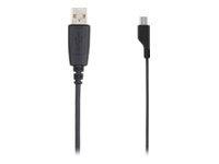 SAMSUNG APCBU10BBECSTD - CÂBLE DE DONNÉES DE TÉLÉPHONE PORTABLE - MICRO-USB TYPE B À 5 BROCHES (M) - USB À 4 BROCHES, TYPE A (M) - NOIR - POUR SAMSUNG GALAXY S II EPIC, CAPTIVATE GLIDE, GALAXY NOTE 8.0, XCOVER, GT C3520