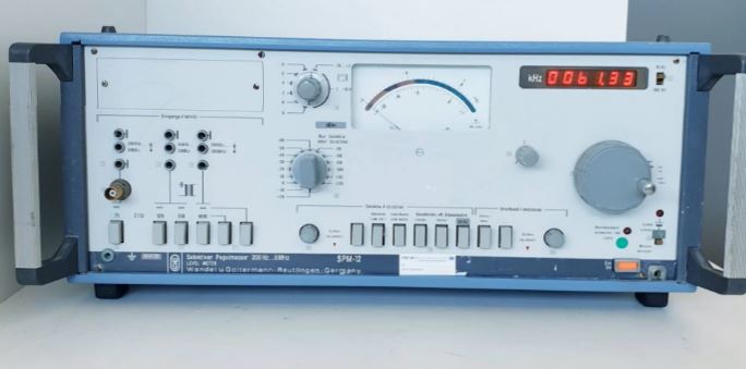 SPM-12 - Analyseur de niveau sélectif Wandel and Goltermann - 100 Hz à 4,5 MHz - Analyseurs de spectre_0