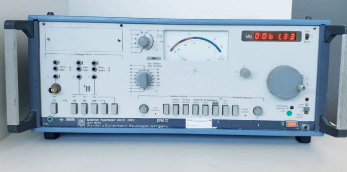 Spm-12 - analyseur de niveau selectif - wandel and goltermann - 100 hz - 4,5 mhz - analyseurs de spectre_0