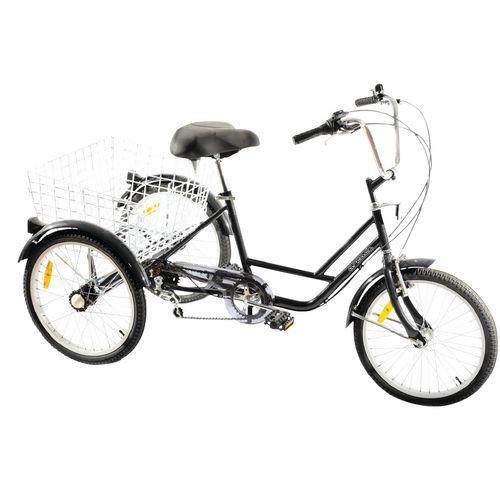 TRICYCLE AVEC PANIER ARRIERE FORCE 25 KG