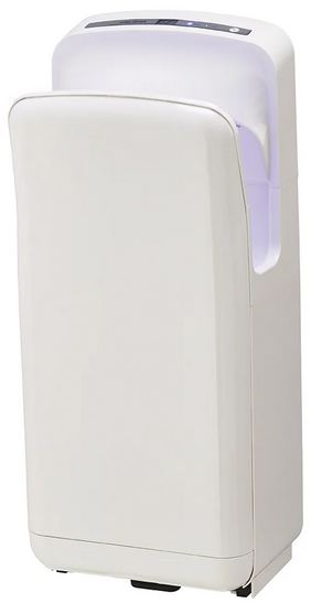 AERY PLUS Sèche-mains auto 750W Blanc - Antivandalisme - Séchage ultra rapide - Antibactérien_1