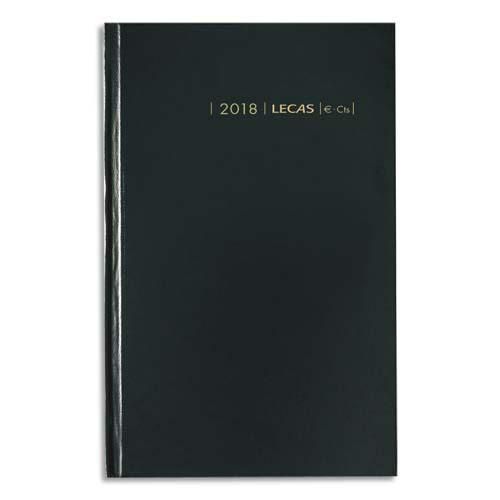 AGENDA CARRE EUROS CENTS LECAS - 1 JOUR PAR PAGE - 14 X 22 CM - COLORIS ASSORTIS