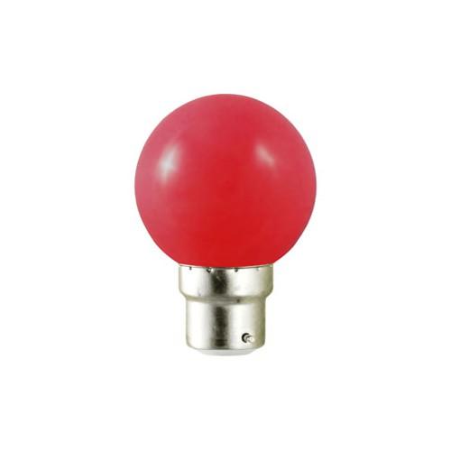 Ampoule LED 0.8 Watt - Bulb B22 - Rouge - Culot B22_0