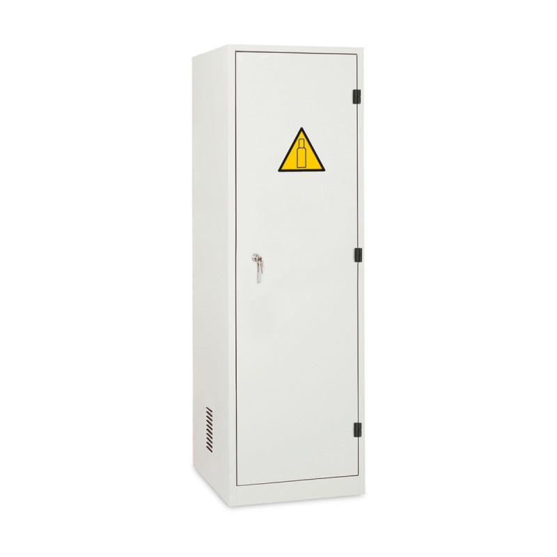 Armoire de sécurité pour stockage intérieur et extérieur de bouteilles de gaz - acier électro-galvanisé - portes battantes - 1 à 2 bouteilles_0
