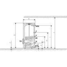 Ballon préparateur d'eau chaude sanitaire WST 160 litres vertical - Classe énergétique B - Réf. 8718543064_0
