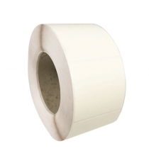Bobine échenillée de 1000 étiquettes 100x70mm - Papier centaure ivoire - Mandrin 76mm_0