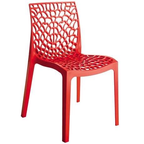 CHAISE DE TERRASSE SAPHIR ROUGE