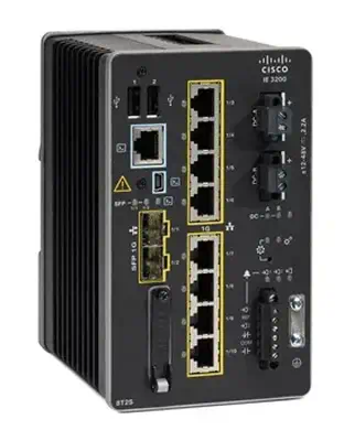 Cisco Catalyst IE-3200-8T2S-E commutateur réseau Géré L2/L3 Gigabit Ethernet (10/100/1000) Noir_0