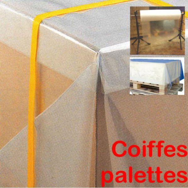 COIFFE PALETTES PLASTIQUE EN ROULEAU FILM PLAT TRANSPARENT 45Μ_0