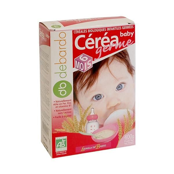 DEBARDO CÉRÉAGERME BÉBÉ BIO 400G CÉRÉALES BÉBÉ