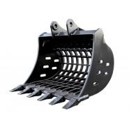 Godet squelette GSQ18-600AS pour minipelle 1,2-1,8T - Uniter45 - largeur 600 mm_0