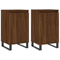 Helloshop26 - Buffet bahut commode armoire meuble de rangement organisateur cuisine salle de séjour salons lot de 2 40 x 35 x 70 cm 02_0036767 - 3000_0