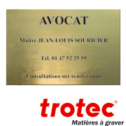 Matière à graver en laiton poli - Usage intérieur et extérieur - Épaisseurs de 1 à 3 mm_0