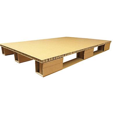 Palette carton nid d'abeille - emboîtable, 800 x 1200 x 125 mm, charge jusqu'à 1 200 kg_0