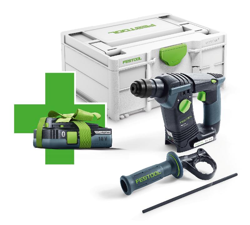 Perforateur sds-plus 18v bhc 18-18-basic-4,0 edition + batterie 4ah - FESTOOL - 577057 - 824298_0