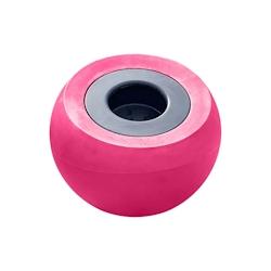 PLAST'UP ROTOMOULAGE Pot de fleurs sphérique xxl dolce vita 300l-lot de 2 - ROSE - rose 0750122558742_0