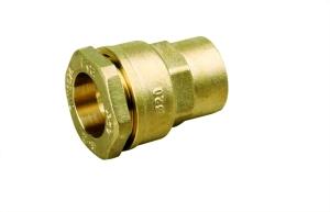 Raccord PE laiton femelle Roncal PN25 ACS - Réf. : PEIF - Raccords à compression pour tube polyéthylène_0