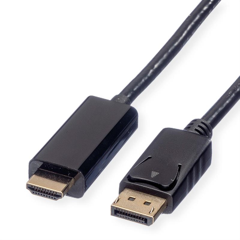 Roline câble displayport dp - uhdtv, m/m, noir, 5 m_0