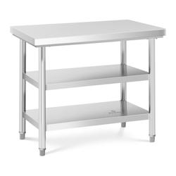 Royal Catering table de travail inox 100 x 70 cm 600 kg 3 niveaux - 3000234538987_0