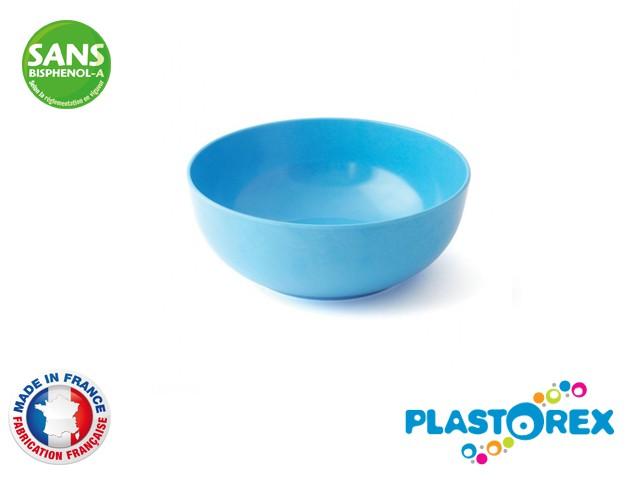 SALADIER MELAMINE DIAM 24 CM BLEU