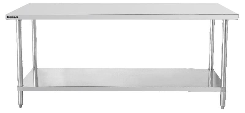 Table de travail inox 700 avec étagère 800 mm CASSELIN C7TTE80_0