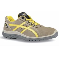 U-Power - Chaussures de sécurité basses sans métal AIR - Environnements secs - O1 FO SRC Marron / Jaune Taille 43 - 43 marron matière synthétique_0