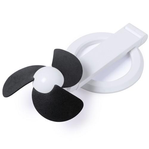 Ventilateur publicitaire Loras - Rechargeable USB - Idéal pour logo et promotion_0