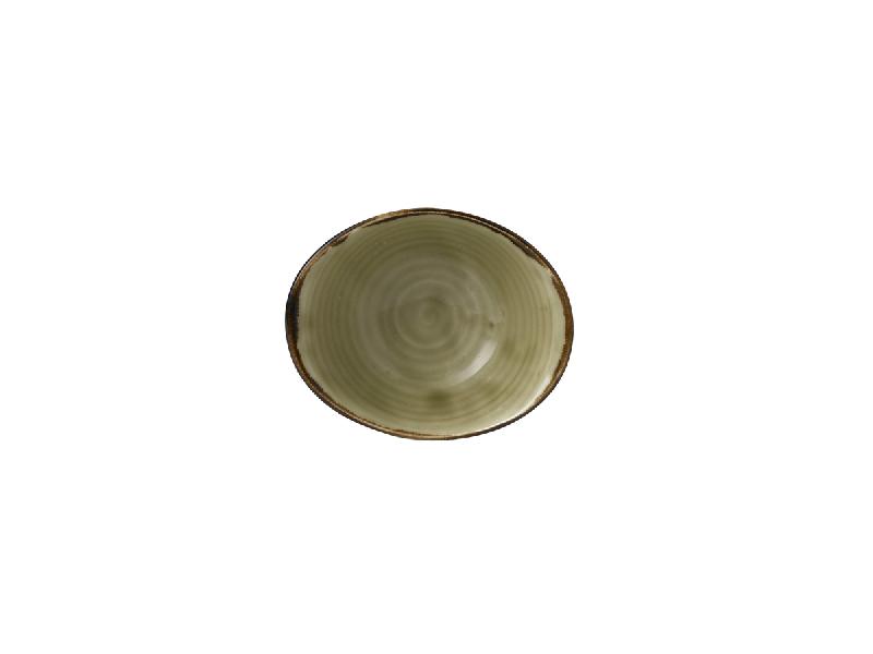 BOL À SALADE OVALE BEIGE PORCELAINE 17,4 CM HARVEST DUDSON