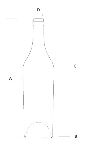 2643 - bouteilles en verre - saverglass - 75 cl_0