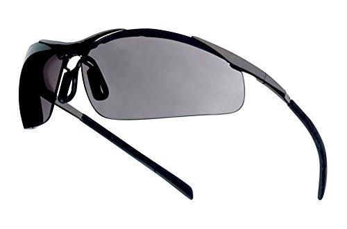 Bollé CONTMPSF Contour Métal - Lunettes de protection fumée avec branches Flex 160° et traitement anti-rayures_0