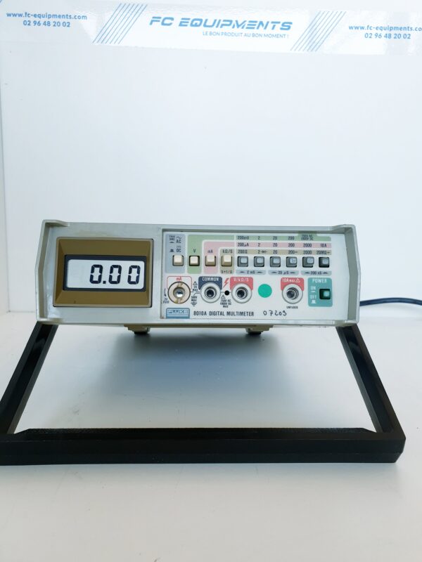 8010a - Multimètre numérique Fluke - 3 1/2 digits - Mesure de tension et courant TRMS_0