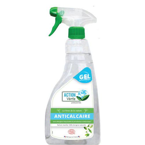 ACTION VERTE GEL NETTOYANT ANTI-CALCAIRE ECOCERT 750ML - 6 PISTOLETS