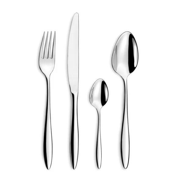 Amefa Ménagère 24 pièces Ariane - Couverts inox 18/10 design délicat et raffiné - argenté inox 3546694640582_0