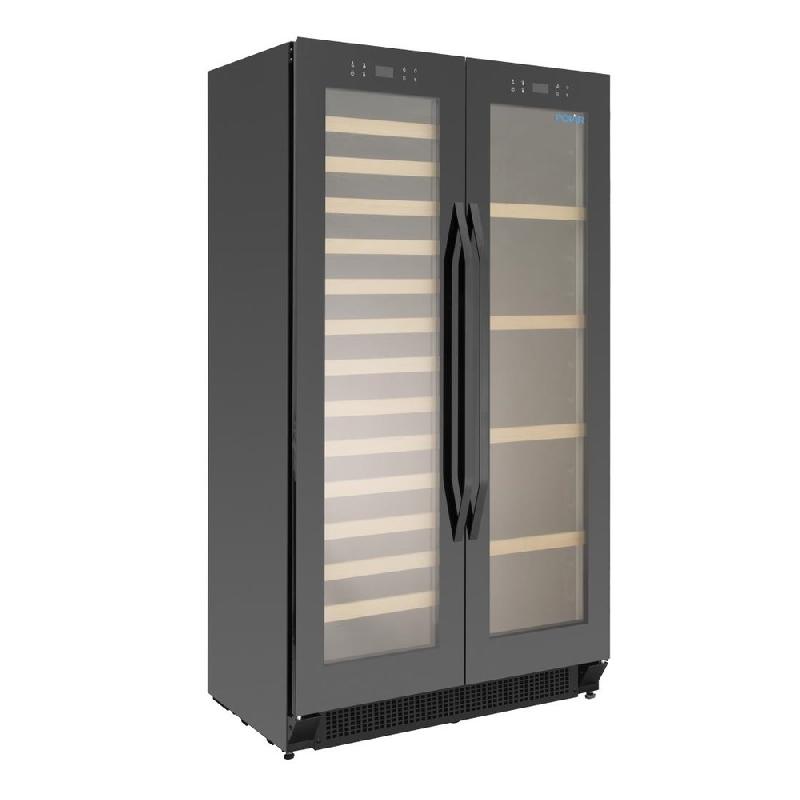 Armoire à boissons 2 zones - bière et vin - double porte Série G - Polar - GL097_0