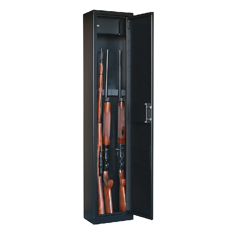 Armoire à fusils - 5 armes sans lunette - Coffre intérieur -Serrure à clé - INFAC ARMUNIC AR5_0
