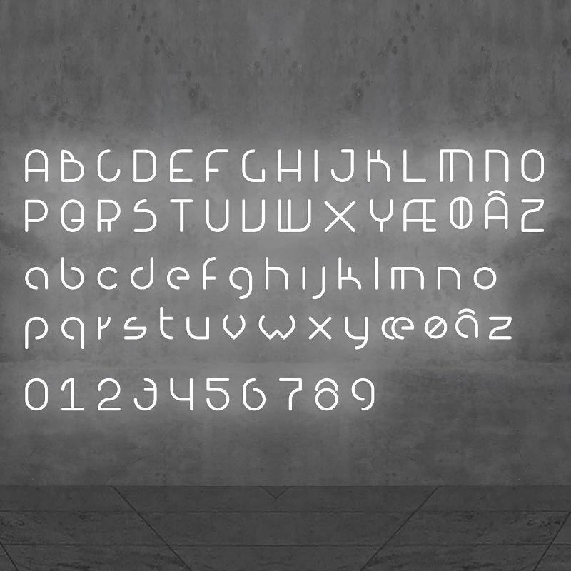 ARTEMIDE ALPHABET OF LIGHT APPLIQUE MINUSCULE Æ